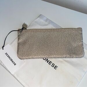 BORBONESE - SMALL ENVELOPE - CREAM & GRAY